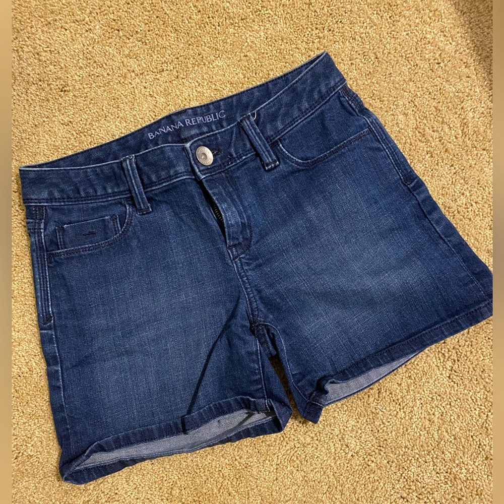 Denim shorts